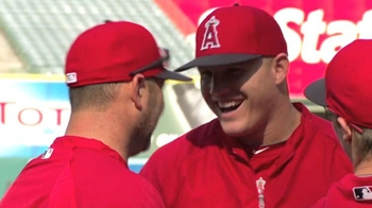 Mike Trout Mic'd Up for Batting Practice