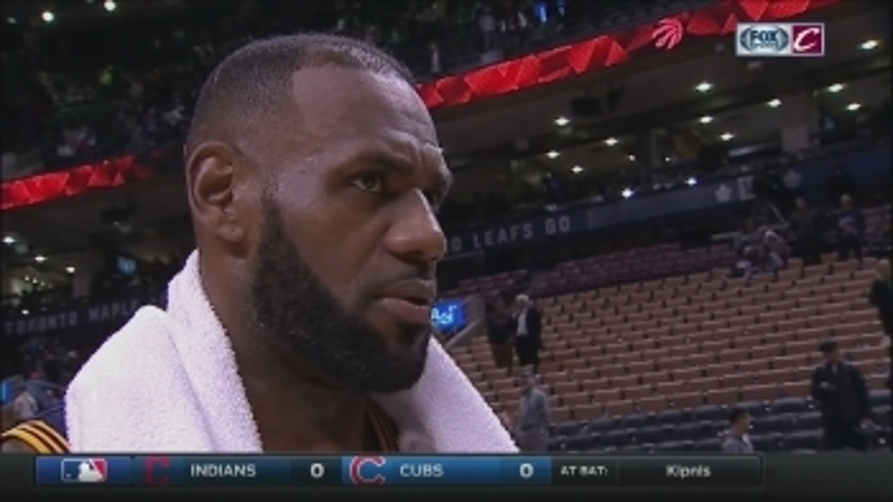 LeBron James identifies turning points in Cavs' win over Raptors