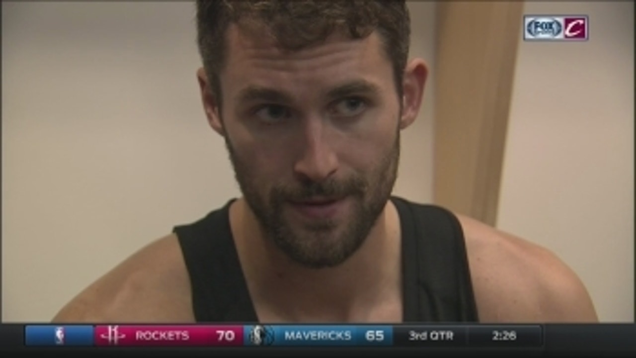 Kevin Love continues to get defensive for Cavs