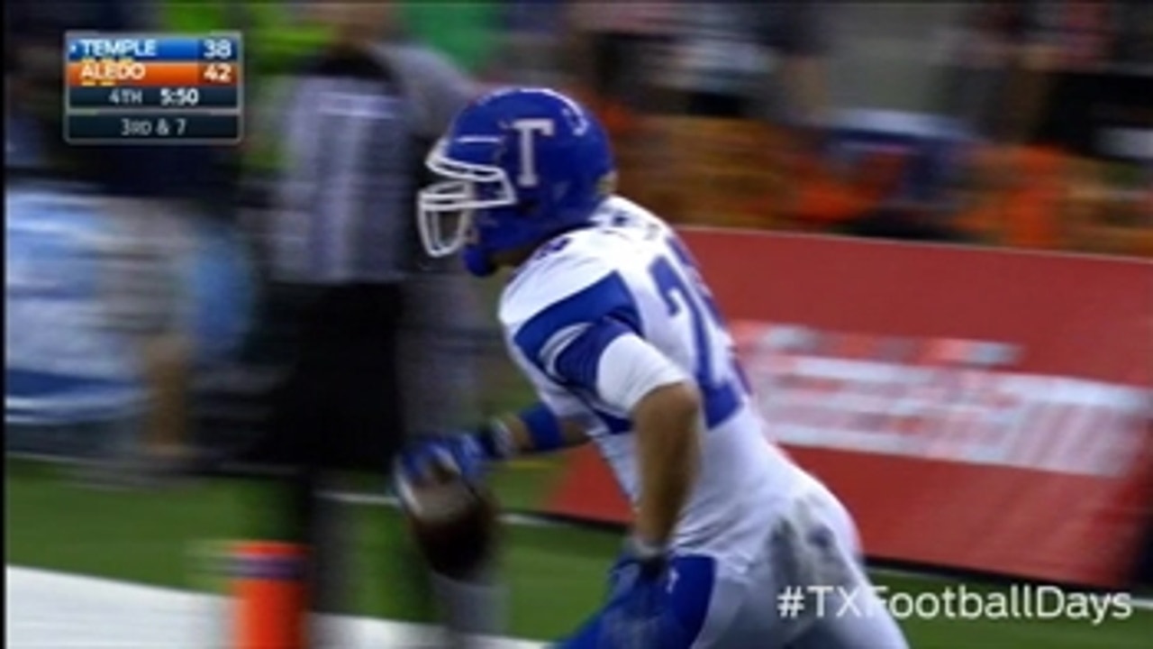 Temple touchdown on amazing juggling catch - Texas Football Days Classics