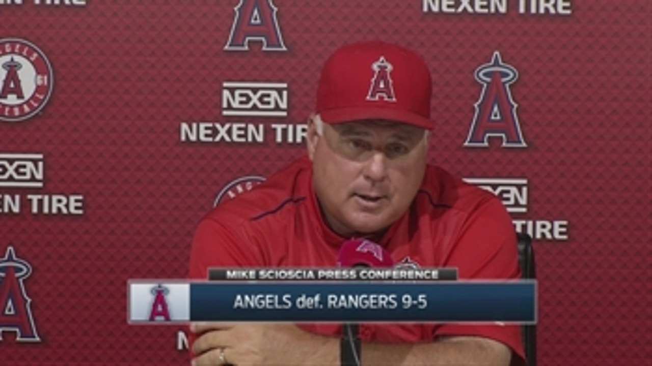 Mike Scioscia postgame: 'We're doing a much better job offensively'