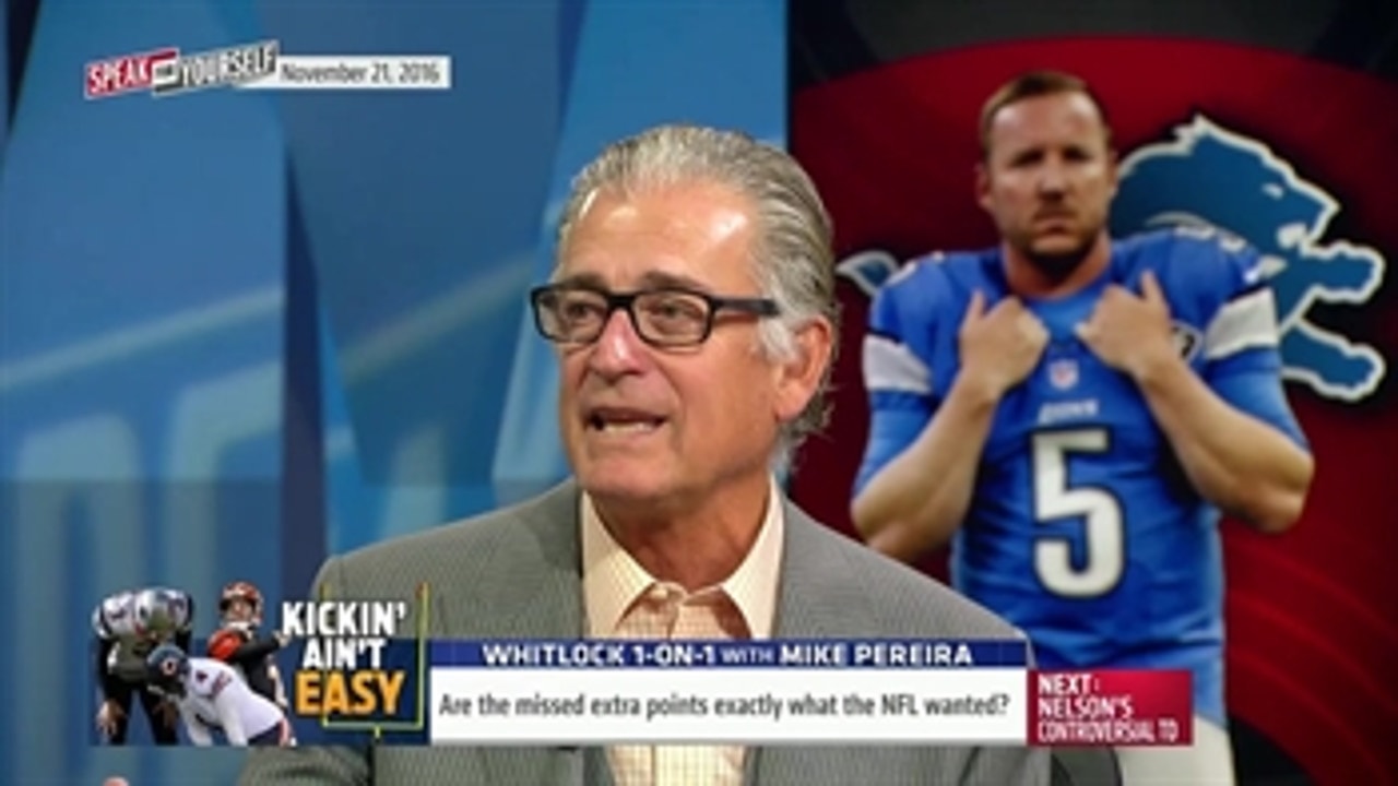 Whitlock 1-on-1: Mike Pereira explains missed NFL extra points | SPEAK FOR YOURSELF
