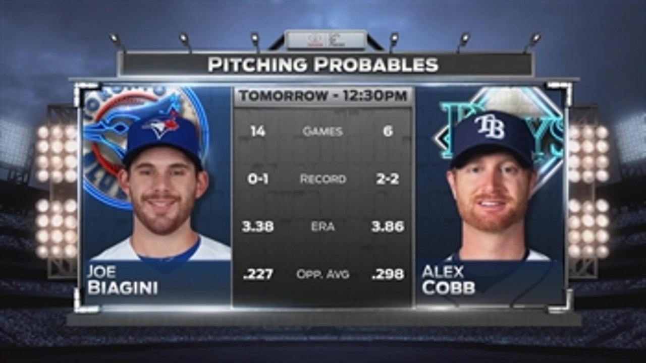 Alex Cobb tries to guide Rays to series win over Blue Jays