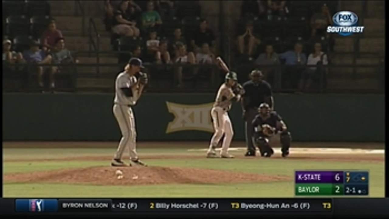 WATCH: Baylor's Kameron Esthay cuts the lead to two runs
