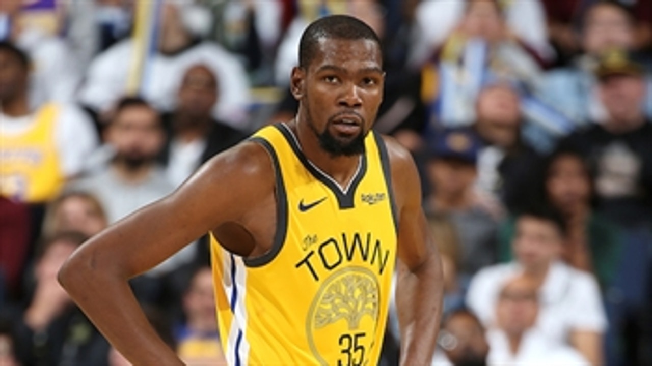 Shannon Sharpe thinks the Warriors should be 'a little concerned' about Kevin Durant's free agency