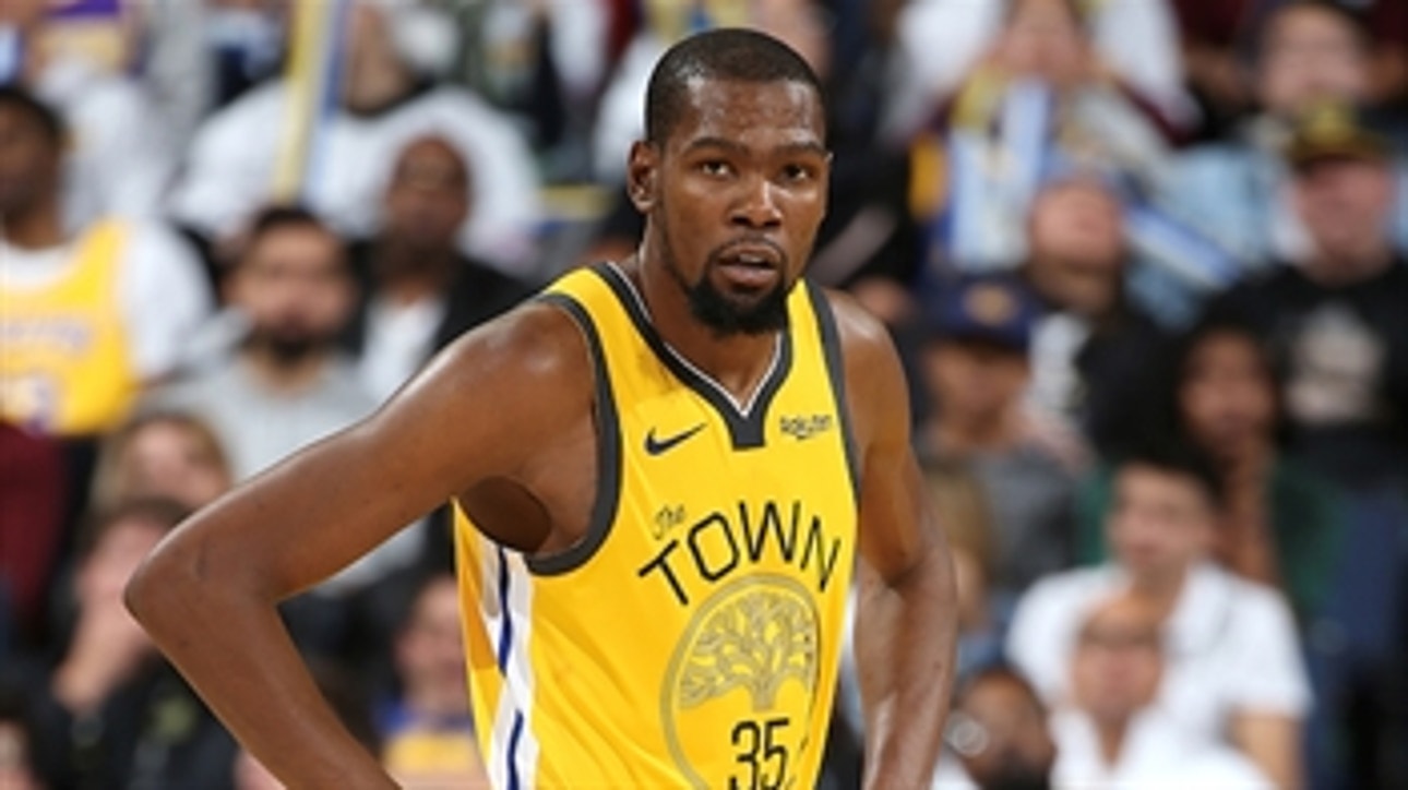 Shannon Sharpe thinks the Warriors should be 'a little concerned' about Kevin Durant's free agency