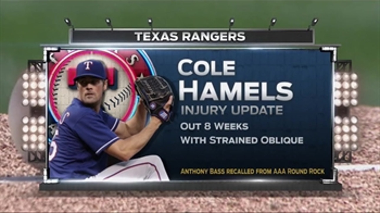 Rangers Live: More on injury to Cole Hamels