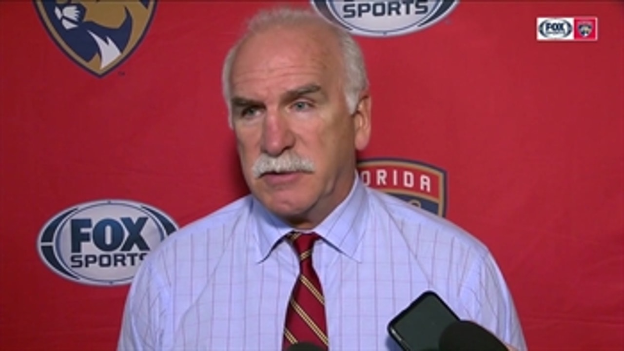 Coach Quenneville breaks down key plays in matchup against Golden Knights