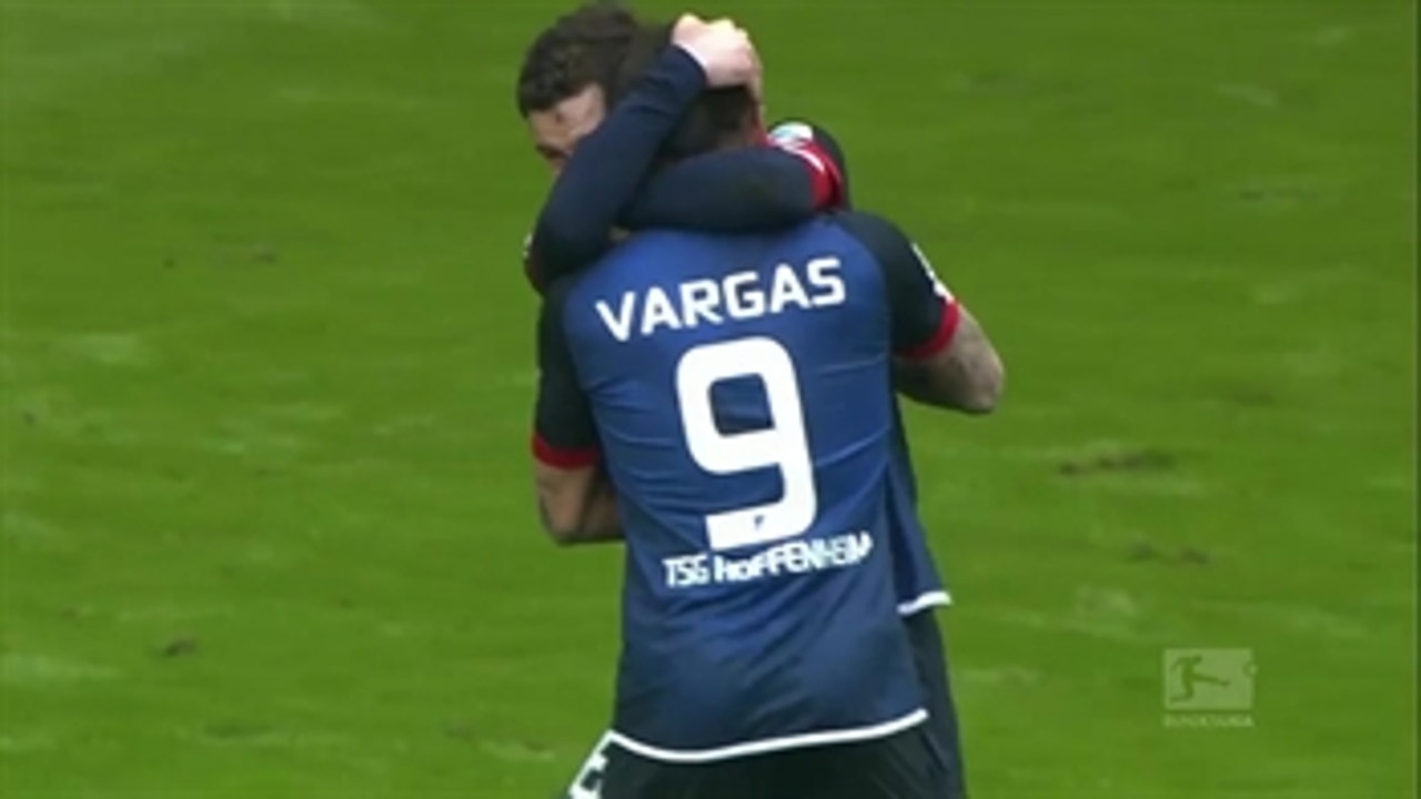 Vargas extends Hoffenheim lead through excellent finish ' 2015-16 Bundesliga Highlights