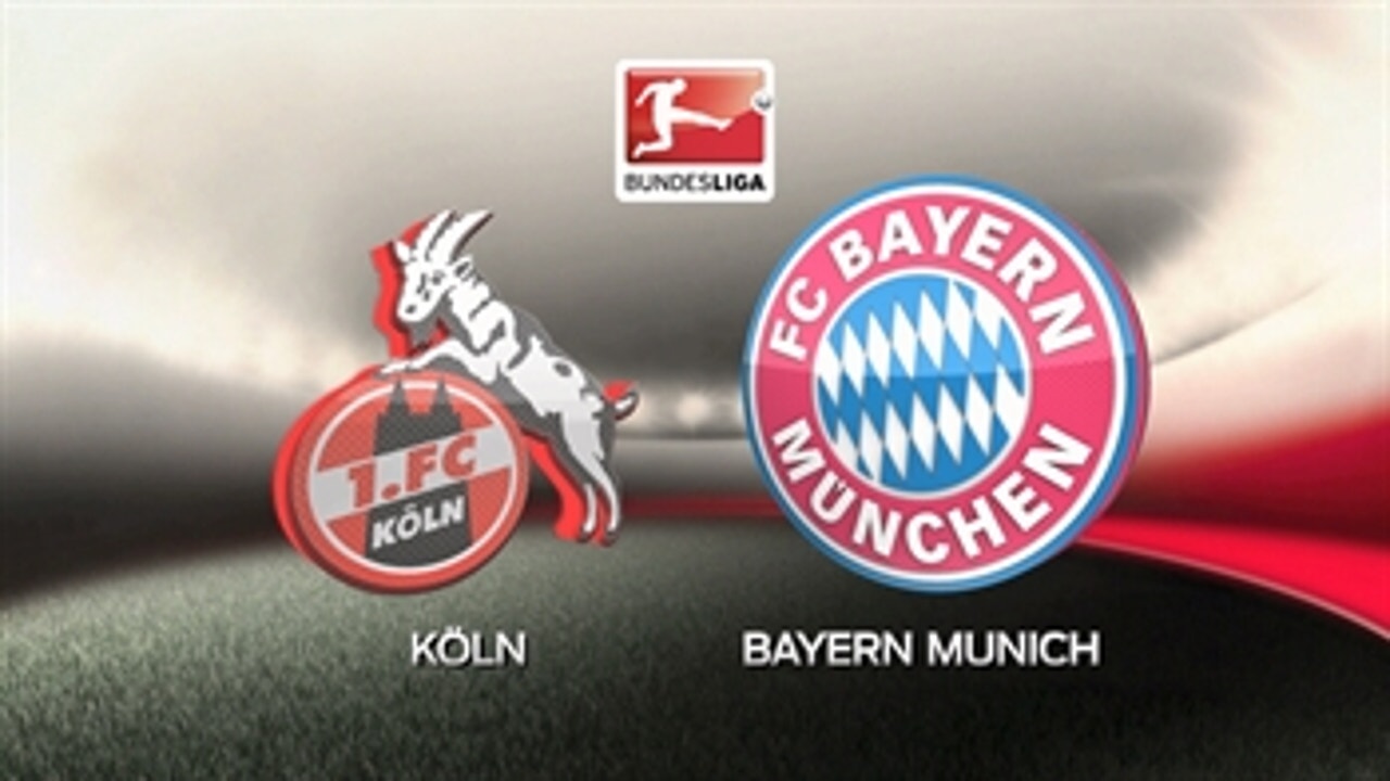 1. FC Koln vs. Bayern Munich ' 2015-16 Bundesliga Highlights