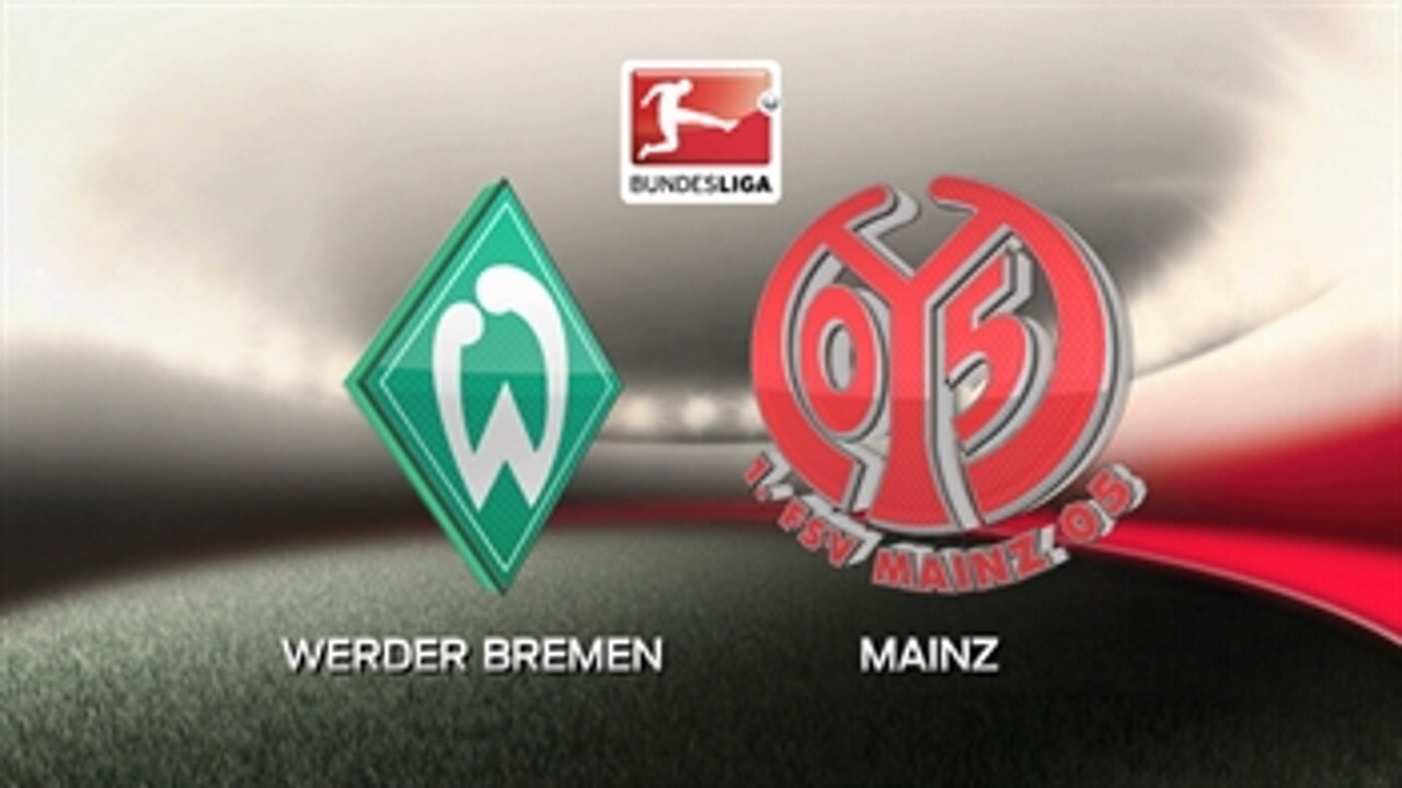Werder Bremen vs. FSV Mainz 05 ' 2015-16 Bundesliga Highlights