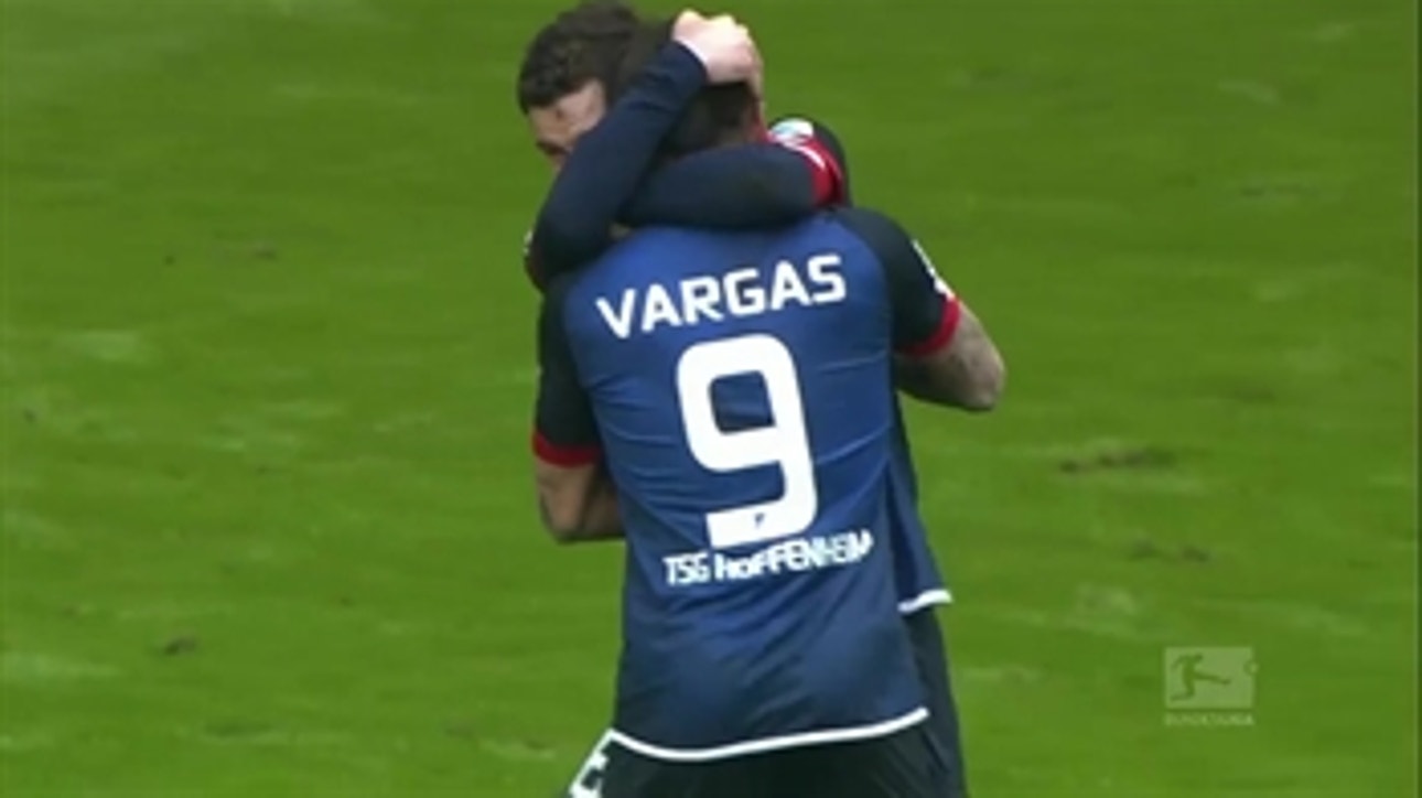 Vargas extends Hoffenheim lead through excellent finish ' 2015-16 Bundesliga Highlights