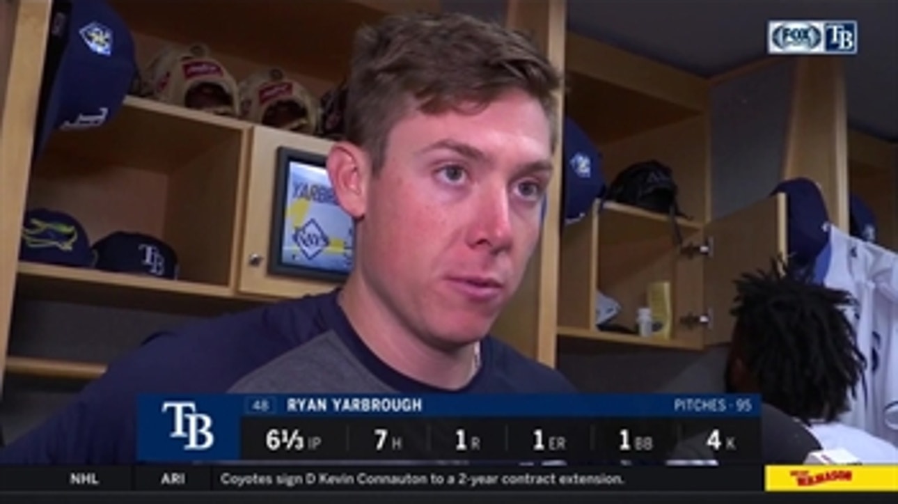Ryan Yarbrough on pitchers' duel, pitch that got away