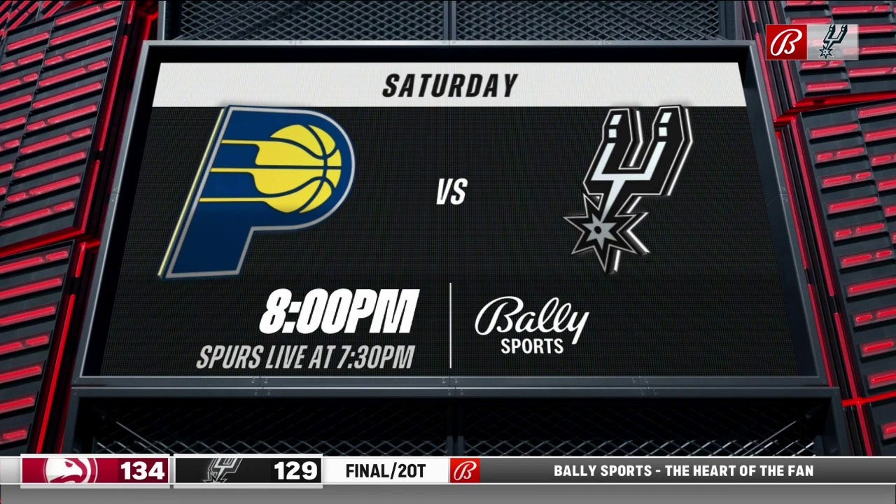 Looking ahead to the Pacers vs. Spurs ' Spurs Live
