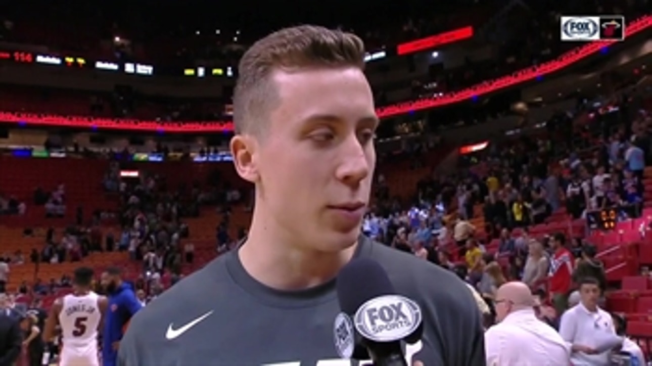 Duncan Robinson breaks down Heat win over Knicks after another solid performance