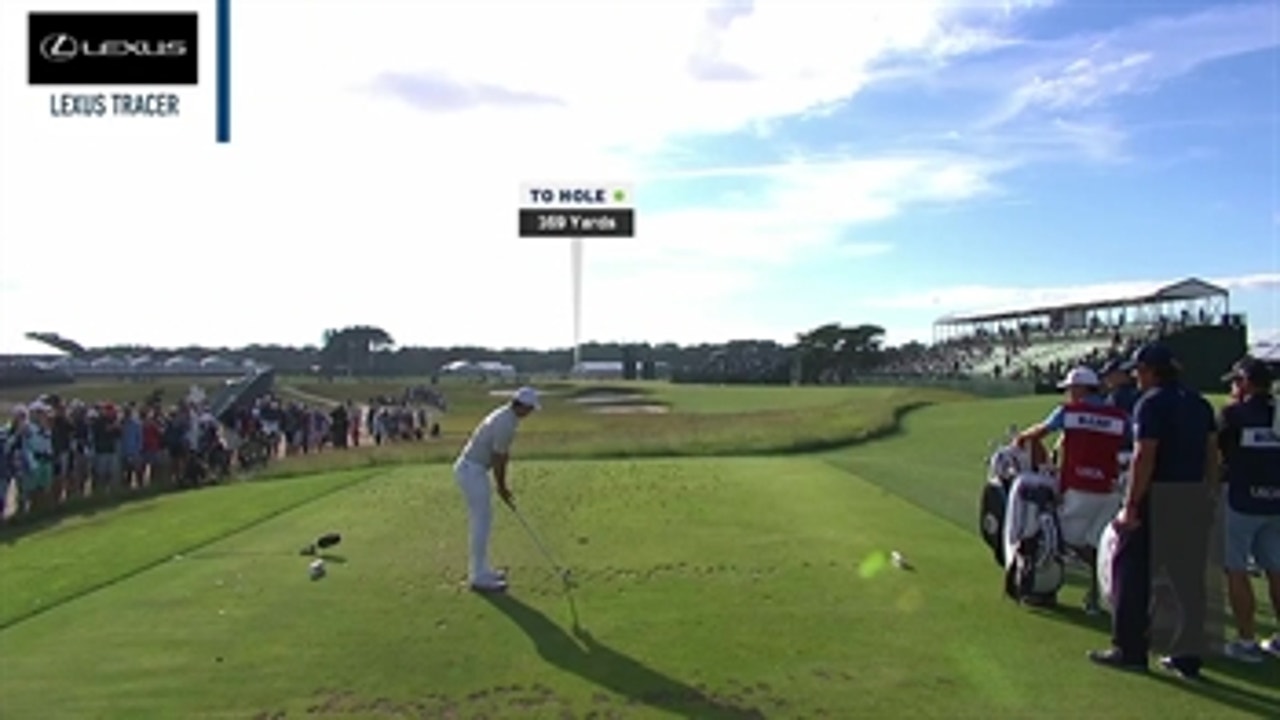 Check out Rory McIlroy's tee shot on 17 during Day 2 of the 118th U.S. Open