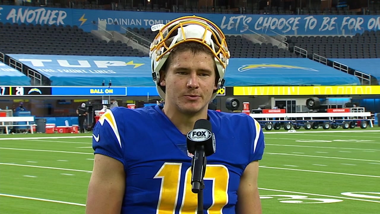 Justin Herbert on how he will continue to elevate his game after win vs. Falcons