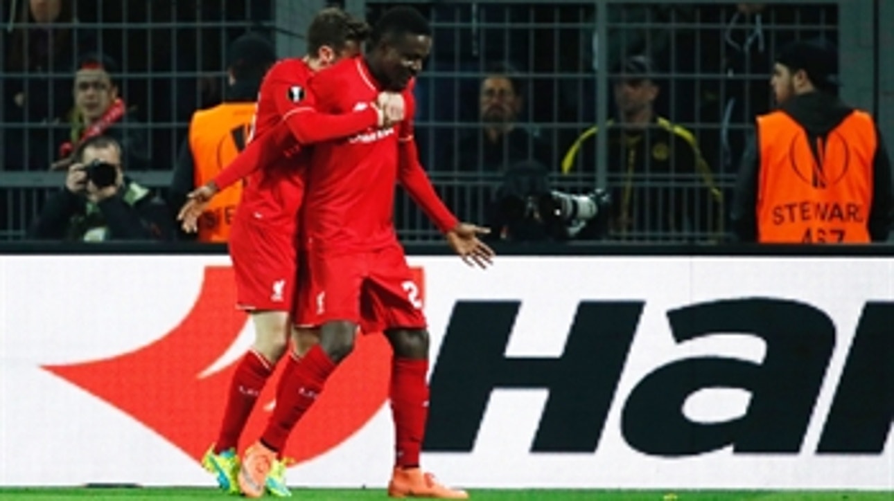 Origi makes it 1-0 for Liverpool against BVB ' 2015-16 UEFA Europa League Highlights