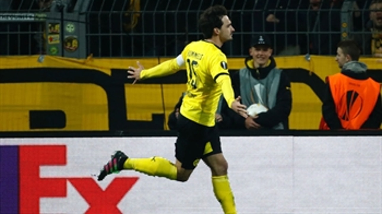 Hummels equalizes for Dortmund against Liverpool ' 2015-16 UEFA Europa League Highlights