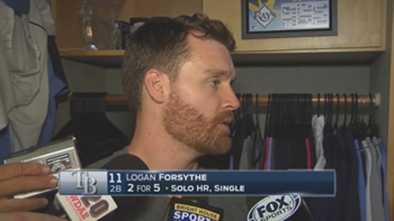 Logan Forsythe says everything was there for the Rays
