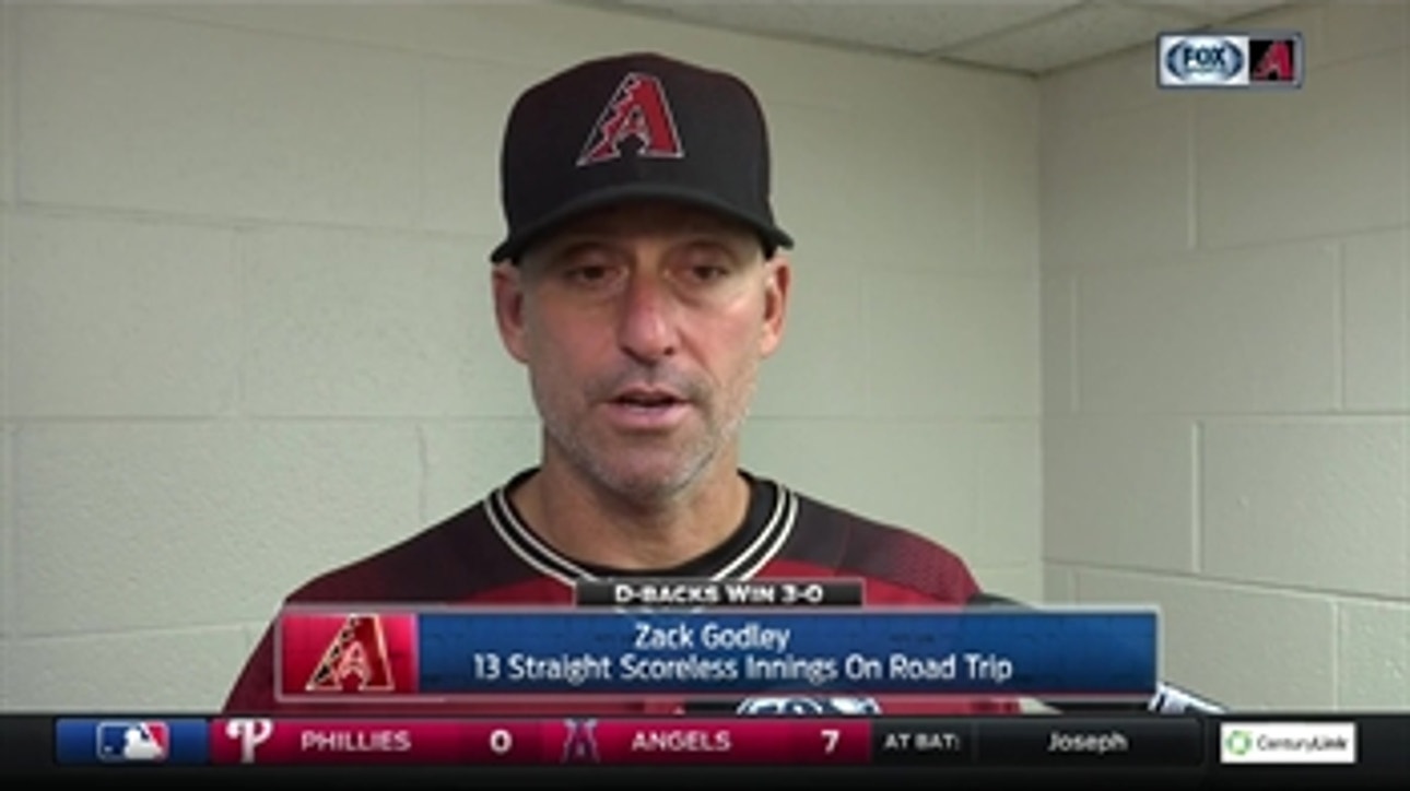 Torey Lovullo: 'It was all set up by what Zack Godley did.'