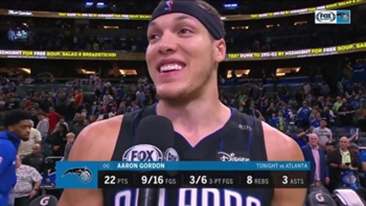 Aaron Gordon on win over Hawks: 'We're a tough team to beat'
