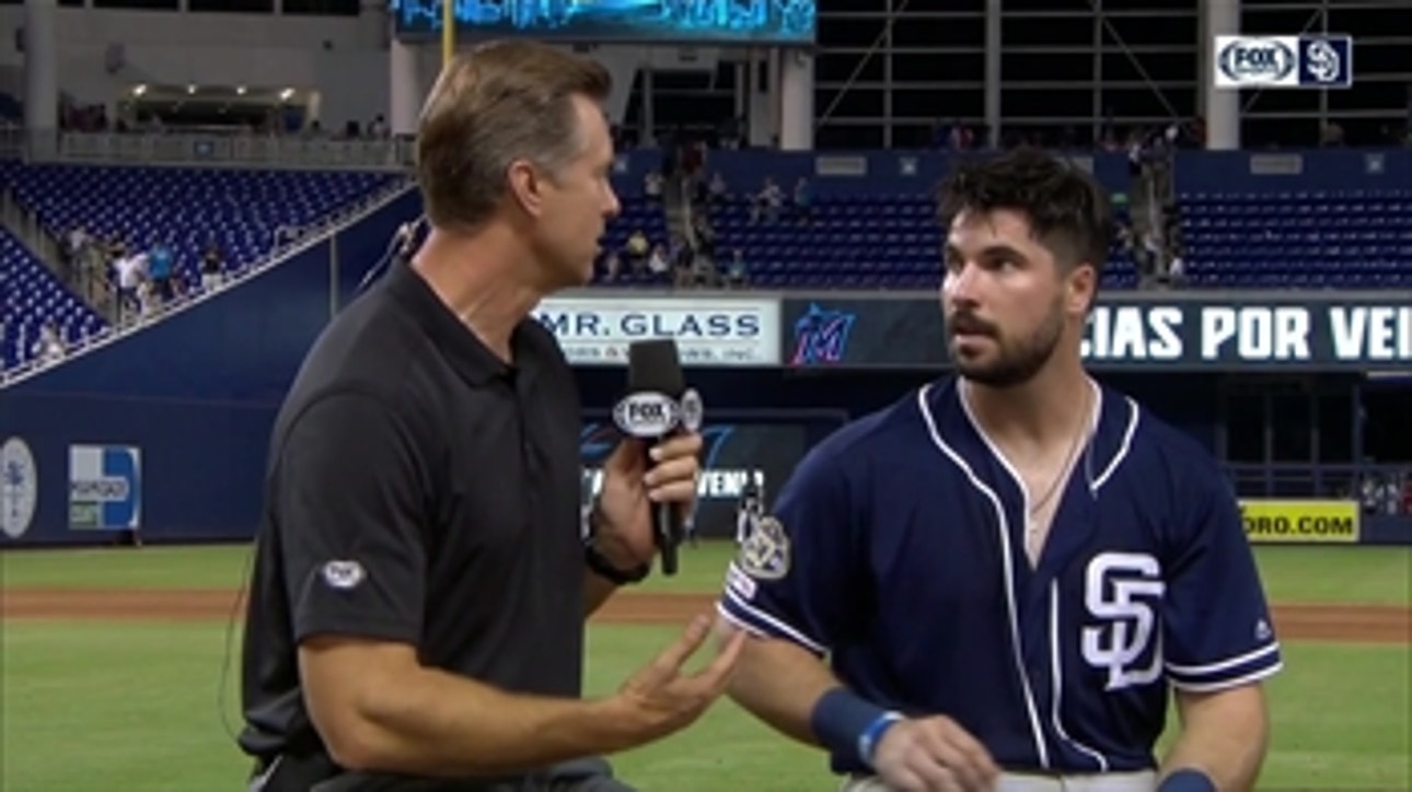 Austin Hedges homered in Padres 3-2 win over Marlins