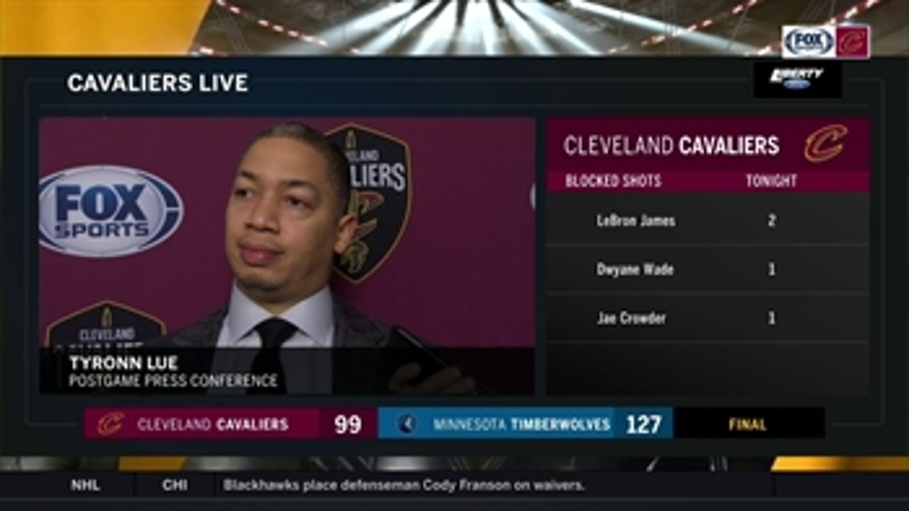 Lue believes Cavs offense dictated defense in blowout loss