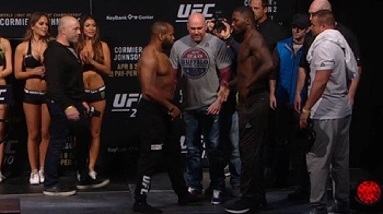 Daniel Cormier and Anthony Johnson square off hours after wild weigh in