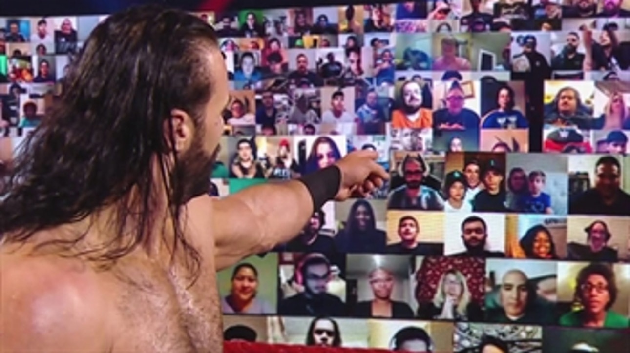 Matthew McConaughey cheers on Drew McIntyre in WWE ThunderDome: Raw, Oct. 26, 2020