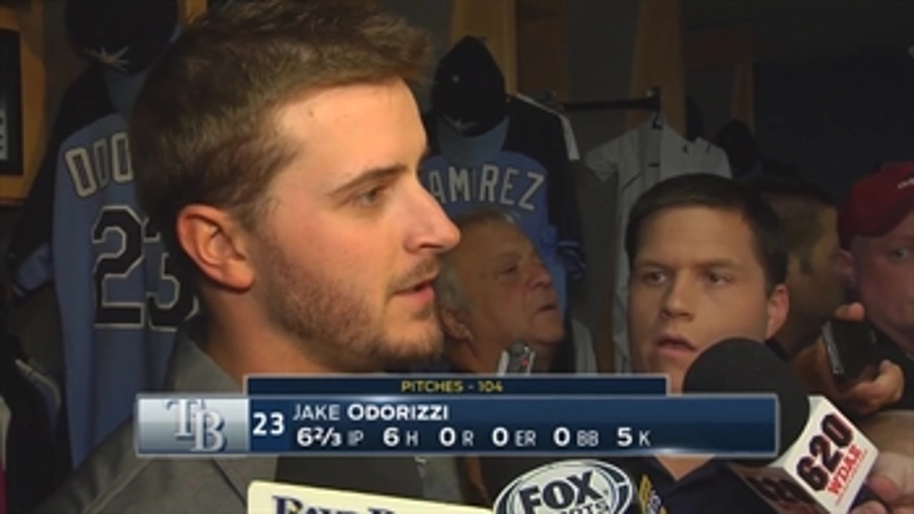 Jake Odorizzi gives credit to defense for his start