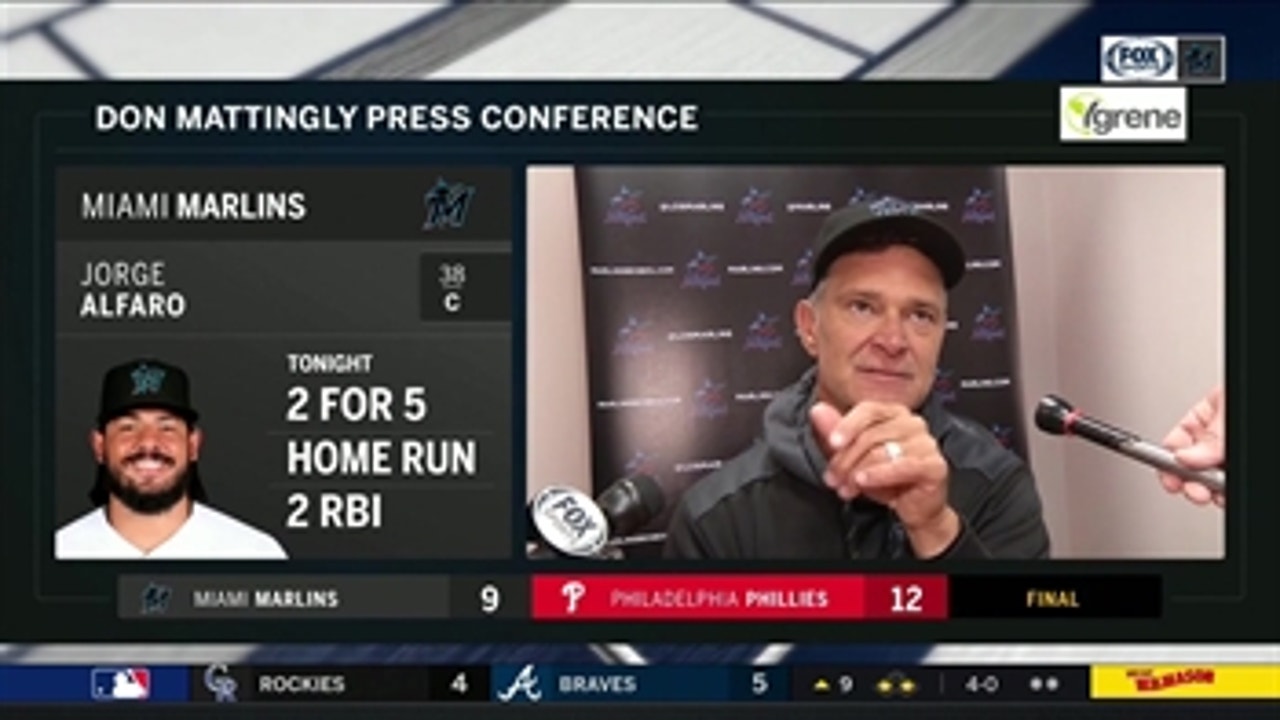 Don Mattingly on 12-9 loss to Phillies: 'There are no moral victories'