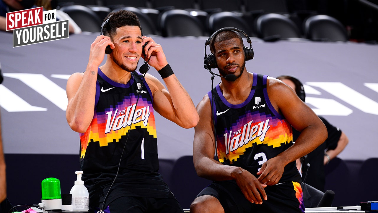 Emmanuel Acho: Devin Booker has more to gain from a successful playoff run with Suns than CP3 | SPEAK FOR YOURSELF