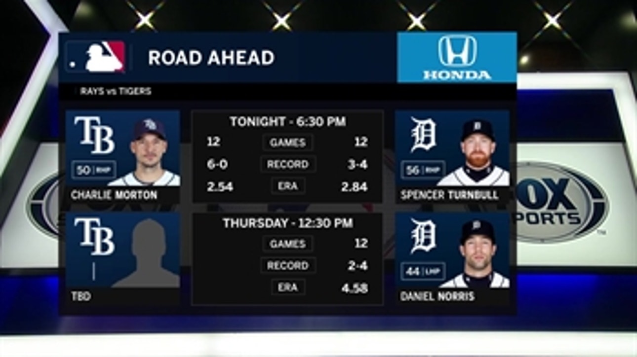 Rays look to pull out of 4-game slide as Charlie Morton starts against Tigers