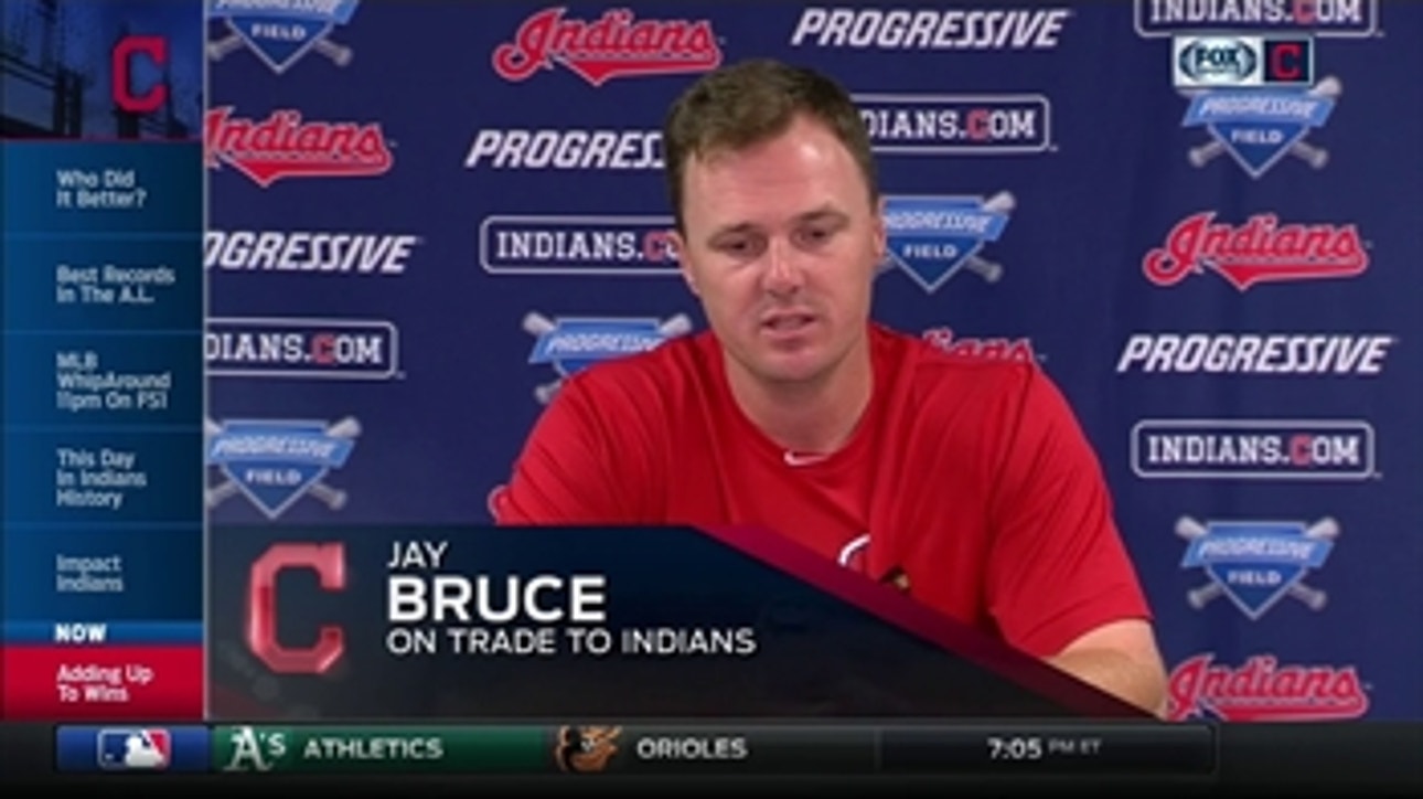 Jay Bruce has had seamless transition with Indians since trade