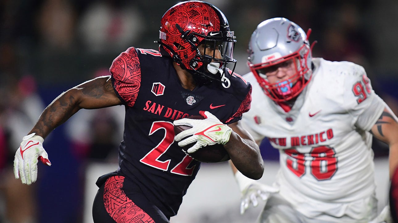 No. 25 San Diego State racks up 202 rushing yards in 31-7 win over New Mexico