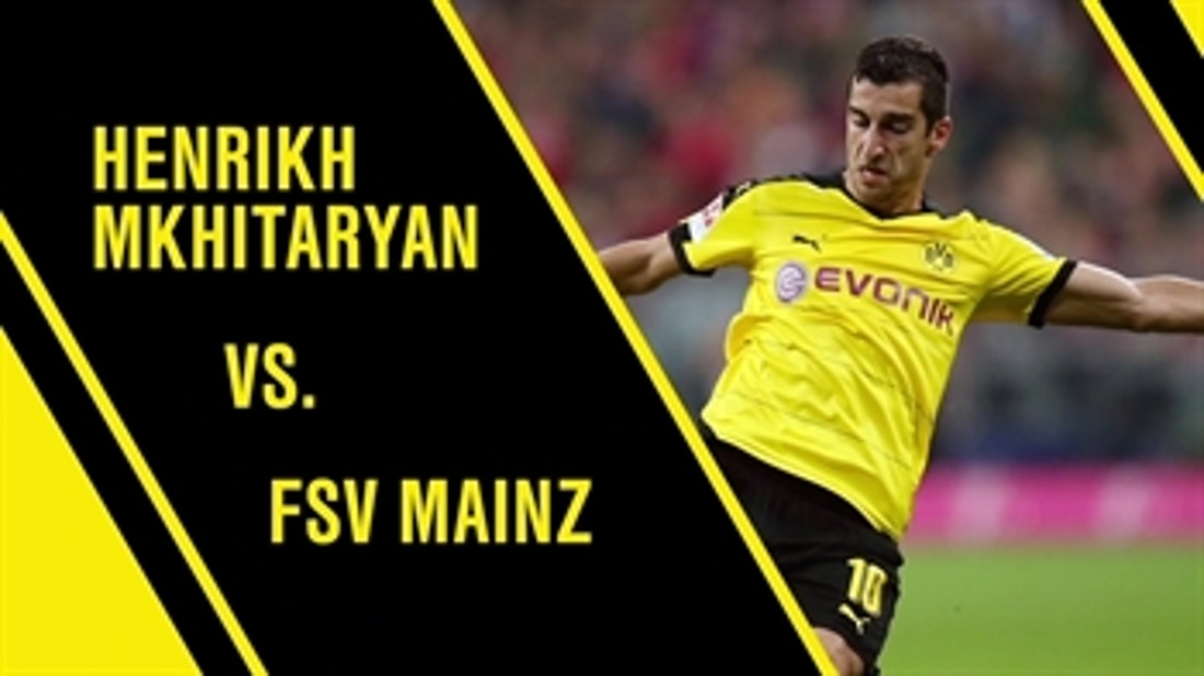 Henrikh Mkhitaryan vs FSV Mainz: Best of All Touches - 2015-16 Bundesliga Highlights