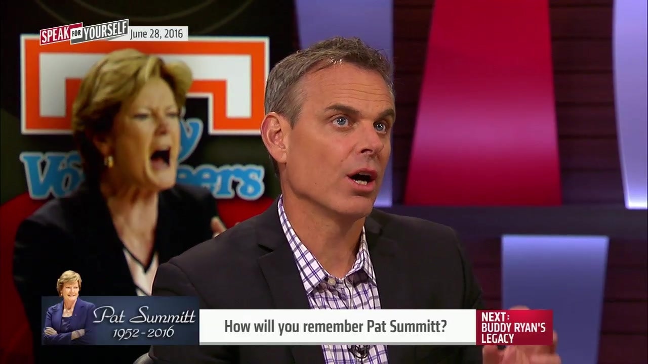 Remembering Pat Summitt and her influence on the game - 'Speak for Yourself'