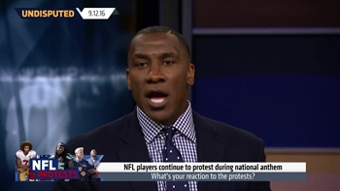 Shannon Sharpe reacts to NFL players continuing to protest during the national anthem ' UNDISPUTED