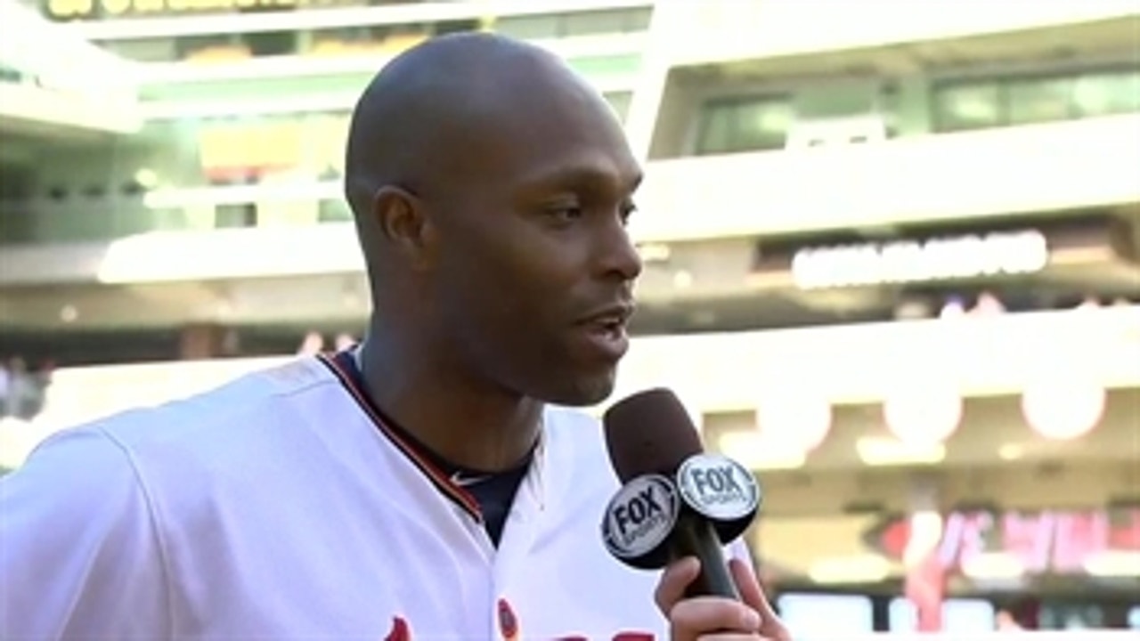 Torii Hunter on his HR, Twins win over Angels