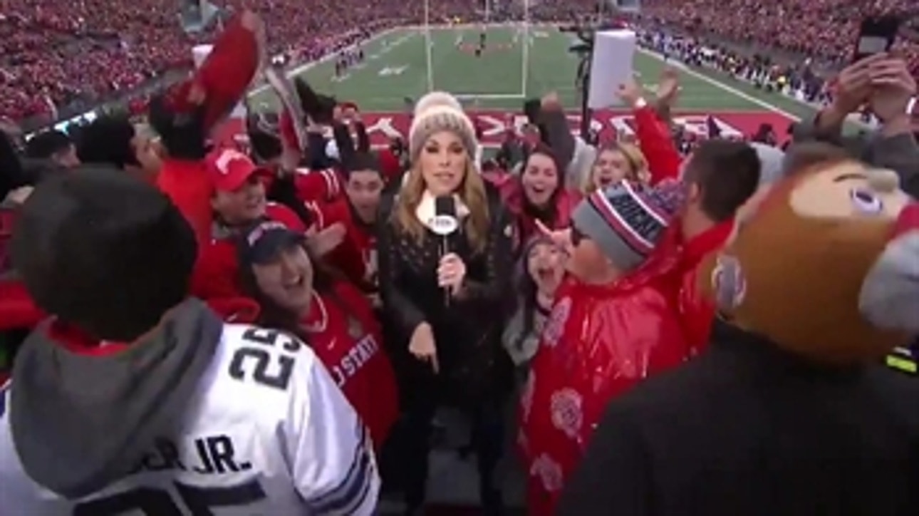 Jenny Taft gives you a glimpse of the HYPE in the Ohio State student section