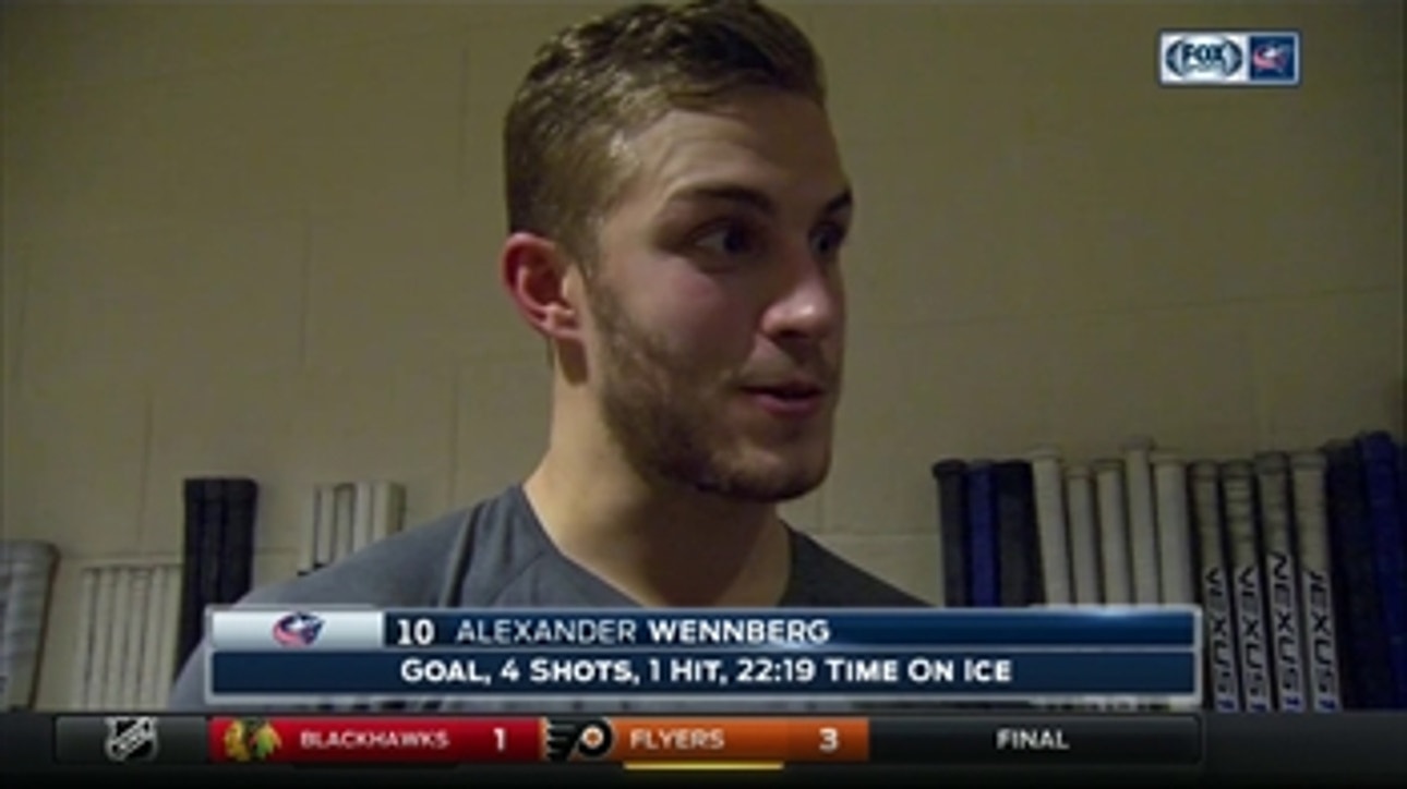 Alexander Wennberg after Jackets' comeback: 'You've got to keep going and find a way'