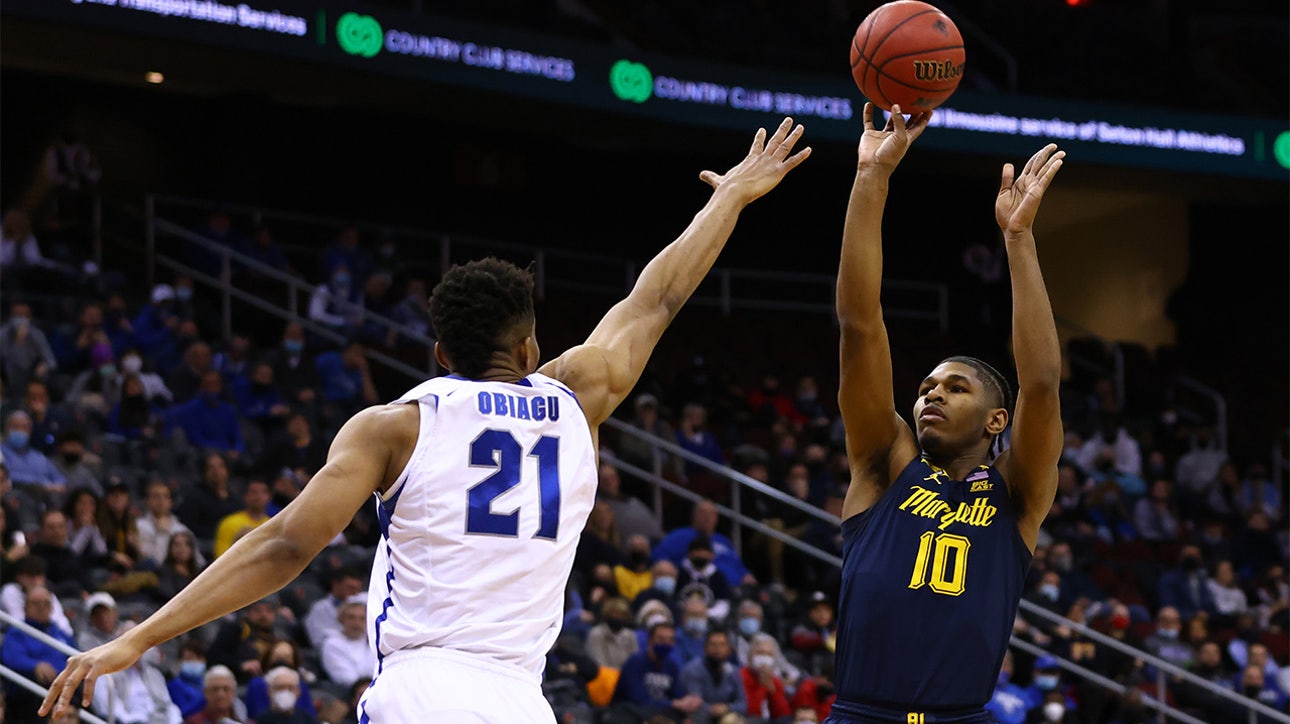 Justin Lewis goes off for a career-high 33 points as Marquette holds off Seton Hall in 73-63 victory