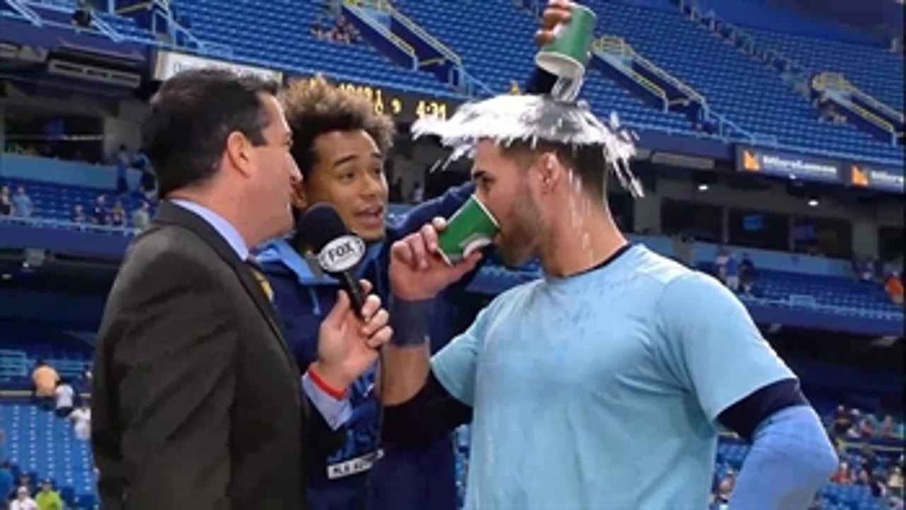 Kevin Kiermaier gets the cup, not the cooler