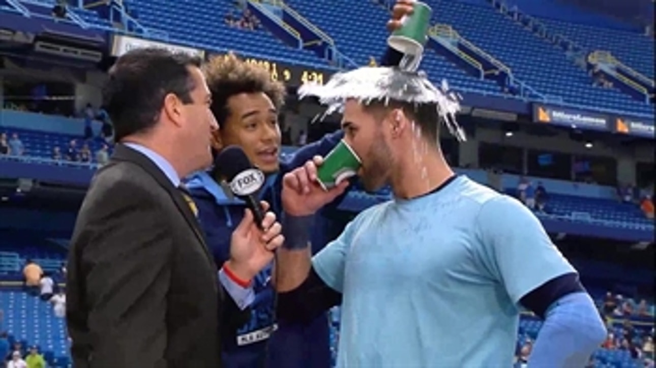 Kevin Kiermaier gets the cup, not the cooler