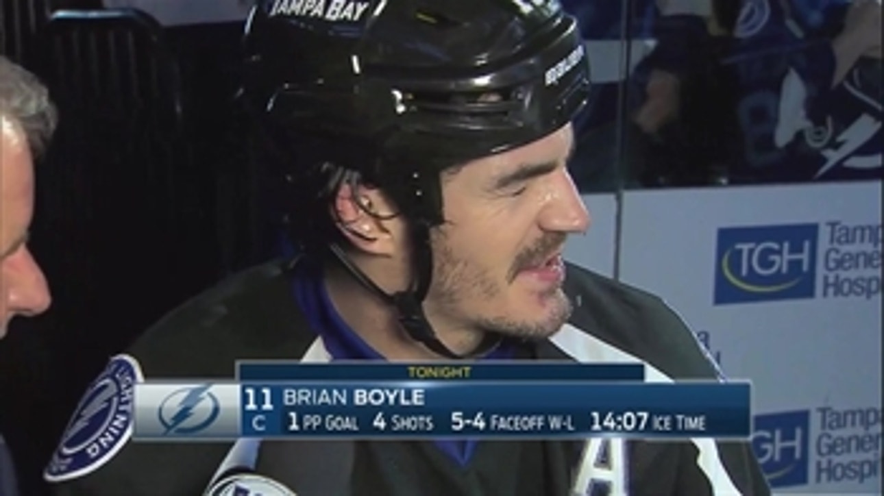 Brian Boyle nets game-winner for Lightning