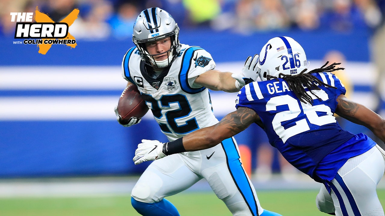 Christian McCaffrey on Sam Darnold's fit in Carolina, talks Matt Rhule's offense | THE HERD