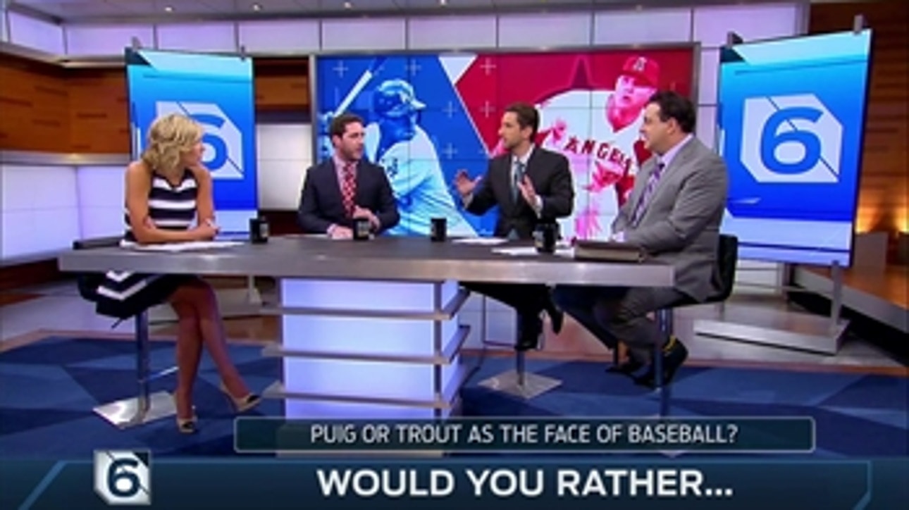 Would You Rather: Mike Trout or Yasiel Puig?