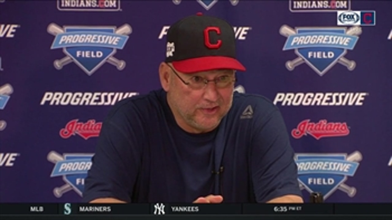Terry Francona praises Carlos Carrasco, Jordan Luplow after rain-shortened win