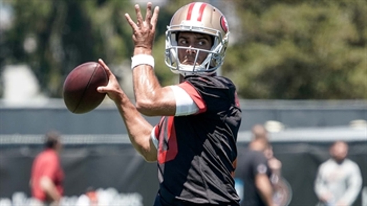 Bucky Brooks thinks Jimmy Garoppolo can expect to be challenged in 2018